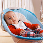 Baby swing for swing set