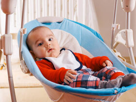 Baby swing for swing set