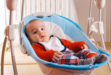 Baby swing for swing set